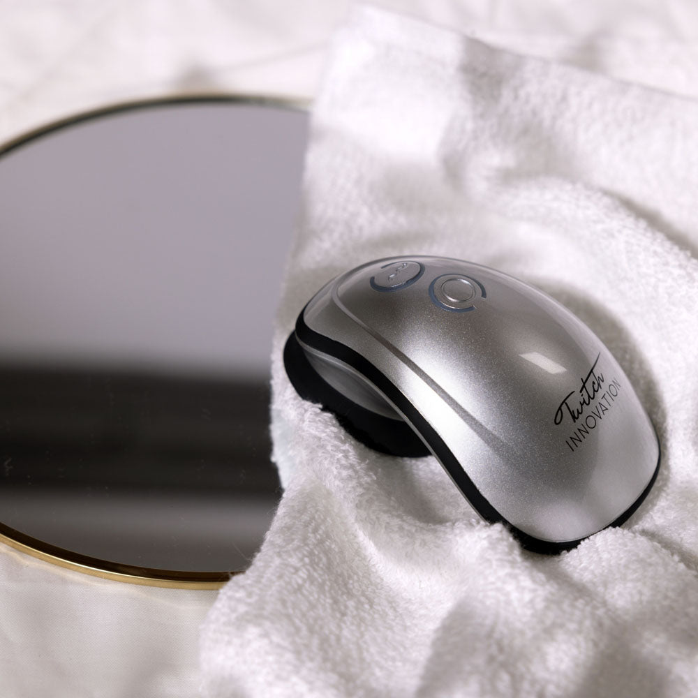 Twitch 1 - Silver USB Rechargeable Suction Vibrator